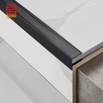 Square Stair Nosing Trim Stainless Steel Stair Tread Nosing Strip For Tiled