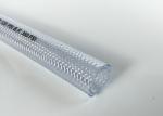 Odorless PVC Transparent Hose , Fiber Braided Hose / Tubing ROHS Approved