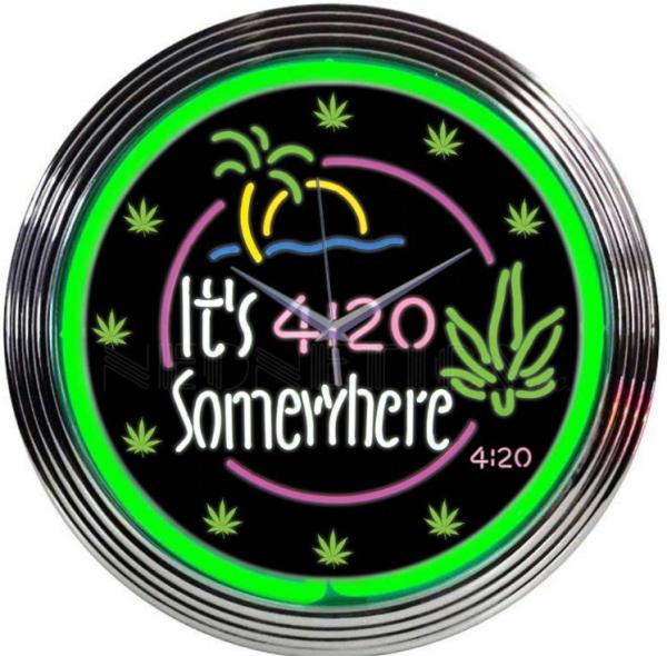 Buy cheap Tower Shape Rohs Neon Light Clocks 60HZ Home Neon Clock from wholesalers