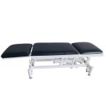 Black PU leather material examination bed is used for hospital medical treatment