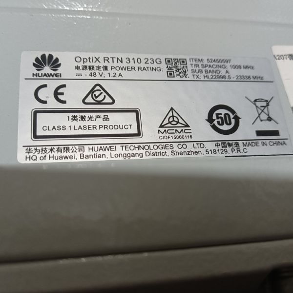 OptiX RTN 310 Outdoor Integrated Wireless Microwave 23G Model F2331008AHA Code 52450597