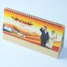 Buy cheap Wood Grain Desk Wall Calendar 13 Sheets Customized Design Middle Size from wholesalers