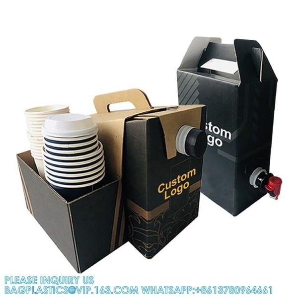 Buy cheap Custom Take Away With Handle And Water Bag In Box 1L 2L 3L Colorful Logo Drip Disposable Coffee Dispenser Coffee from wholesalers