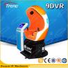 Buy cheap Shopping Mall Orange Virtual Reality Simulator 9D With 6 Special Effects from wholesalers