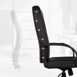 Sturdy Ergonomic Swivel Large Classroom Pu Chair High Back Chair for Improved