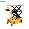 Buy cheap 400kg 950mm battery powered electric scissor lift platform cart from wholesalers