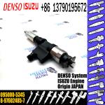 Genuine Common Rail Injector 8976024857 8-97602485-7 095000-5345 For ISUZU 4HK1
