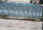 Steel Grooved Lebus Sleeve Oil Drilling Rig Wire Rope Drum Gray