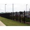 Buy cheap Customized Black Zinc Steel Metal Garrison Fence Panels Maintenance Free from wholesalers
