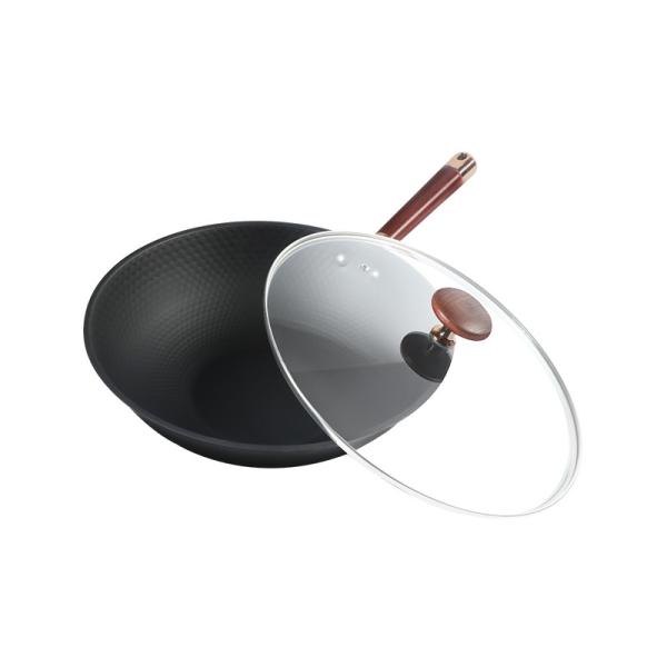 Buy cheap Unibody Cast Iron Stir Fry Pan Rose Glod Wok 2.5kg Without Coating from wholesalers
