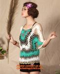 summer new sweet candy color women loose Crochet knitted blouse wears batwing