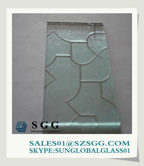Buy cheap frosted patterned glass 5mm from wholesalers