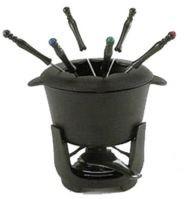 Buy cheap cast iron fondue set from wholesalers