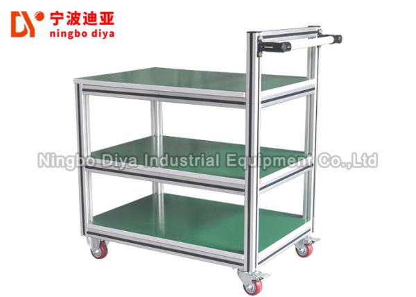 Buy cheap 3 Layers Heavy Duty Cart , Aluminium Alloy Turnover Cart Simple Assemble from wholesalers