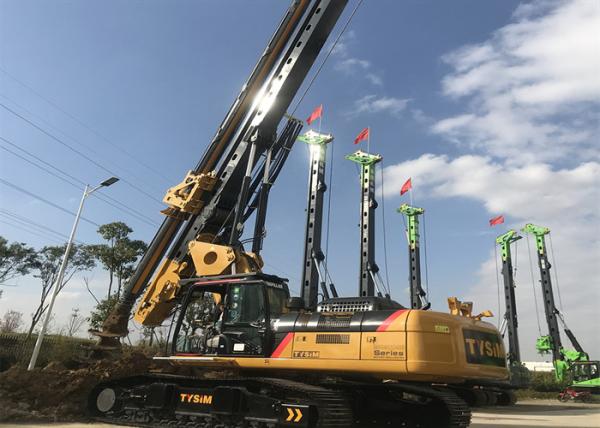 Buy cheap 80m/Min Crawler Soil Hydraulic Crawler Drilling Rig Pile Driving Machine 165KNm from wholesalers