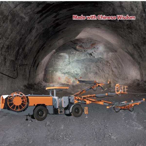 Buy cheap UJ22 Underground Drill Jumbo Full Hydraulic Tunneling Machine Blast Hole Drilling Rig from wholesalers