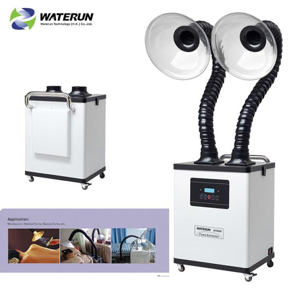 Buy cheap White Digital Display Two Tubes 110v Fume Extractor For Medical Fume And Beauty Fume from wholesalers
