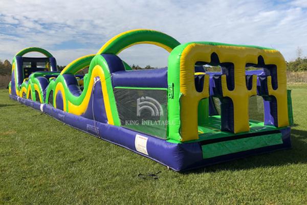 Buy cheap Commercial Outdoor Inflatable Obstacle Courses Challenge Inflatable Party Games For Adults from wholesalers