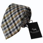 Wholesale fashion checked Woven Silk Necktie