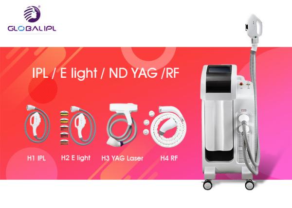 Buy cheap Professional SHR Handpieces IPL Laser Hair Removal Machine White Color from wholesalers
