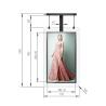 Buy cheap Slim Dual Sided Window Display With Temper Glass 43 / 55 Inch from wholesalers