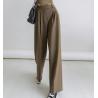 Buy cheap Oem Clothing Manufacturer Ladies Loose Trousers Straight Leg Wide Leg Pants from wholesalers