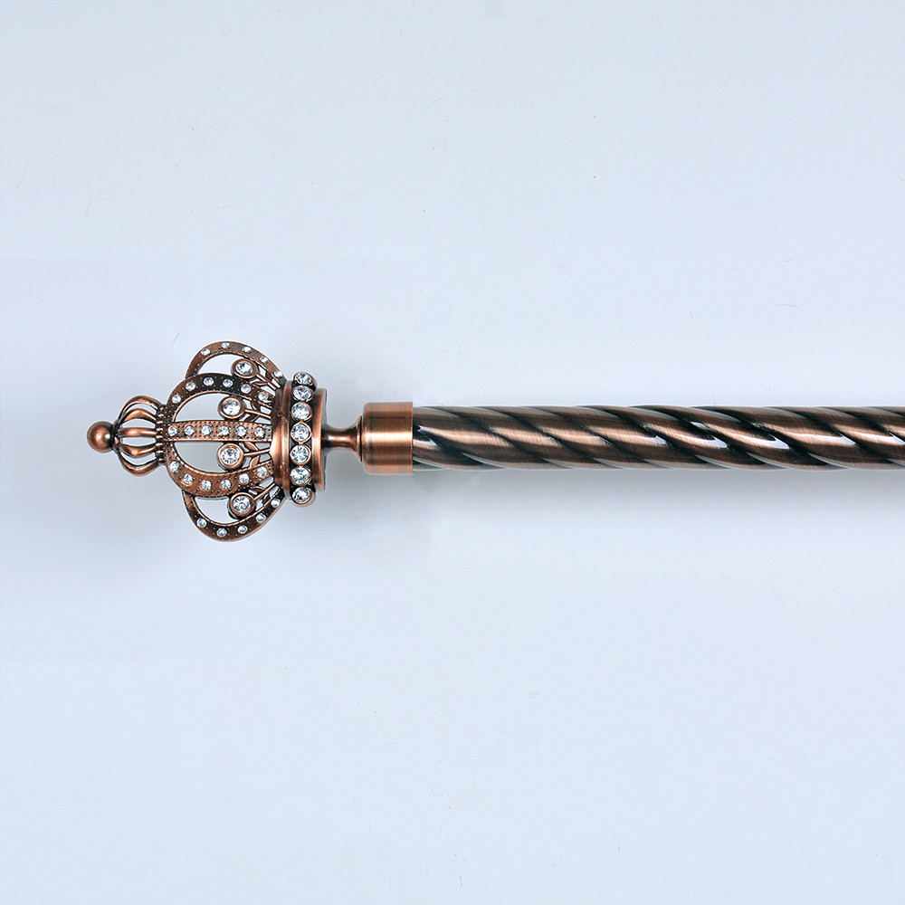 Anti Copper Home Interior Pipe Curtain Rods Accessories Trim Head