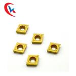 CCMT120404 Tungsten Carbide Inserts Special Chemical Coating For Steel Parts