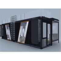 Buy cheap Hollow Tempered Glass 20FT Prefab Coffee Shop Shipping Container product