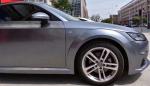 Titanium Steel Grey Gloss Car Vinyl Wrap Heat Activated Gloss Metallic Grey