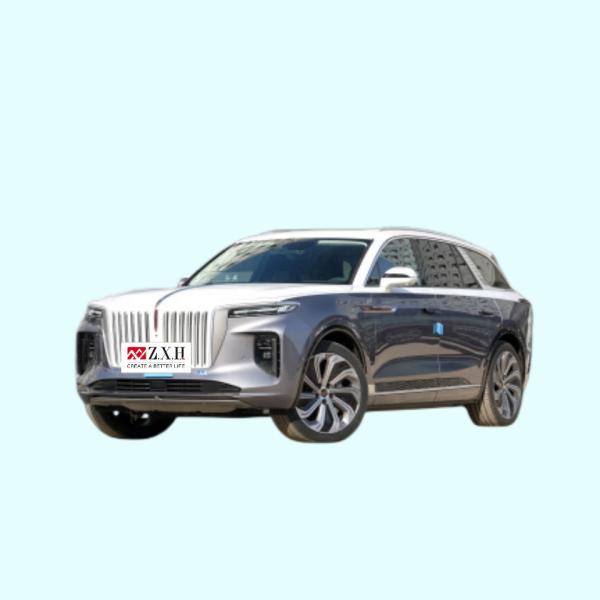 Buy cheap Hongqi E-HS9 2021 510KM EHS9 version cars used china electric cars SUV sport dual motor drive for adults auto electrico from wholesalers