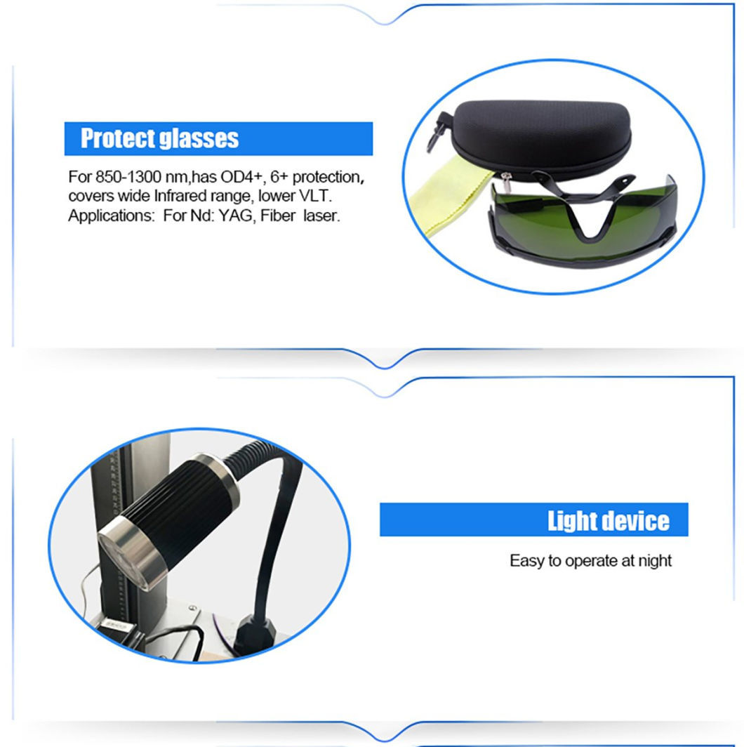Portable Mini Handheld 20W 30W Metal Pipe Code Logo Steel Sheet Plate Metal Laser Marking Machine