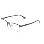 TD062 Medium Size Titanium Frame with Contemporary Semi-rimless Eyeshape