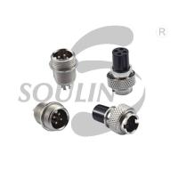 Buy cheap Black T373J Zinc Alloy Aviation Plug Connector 4 PIN For Pcb product