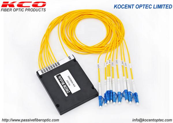 Buy cheap Optical Fiber Mux Demux DWDM 8 Channel LC UPC ITU Channel Passive from wholesalers