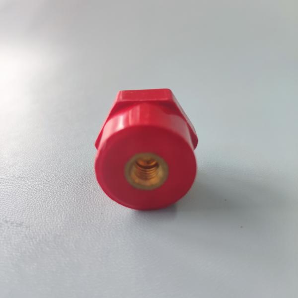 Buy cheap Red Nylon Pillars High Voltage Reisitant Hexagonal M6 Brass Isolation Distance Bolts from wholesalers