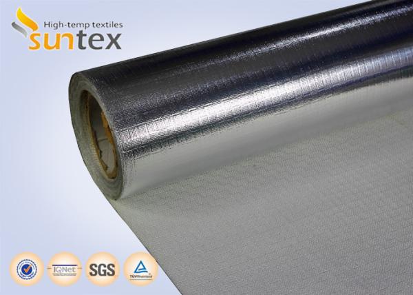 Buy cheap Aluminum Coated Heat Resistant Reflective Material 0.65mm 550C Welding Protection from wholesalers