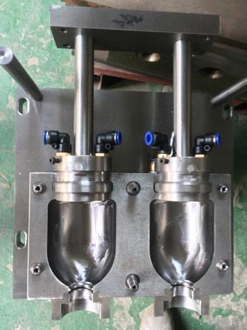 Automatic 2, 4, 6, 8 blowing machine for shampoo liquid soap dishwasher detergent lotion cream bottles jars