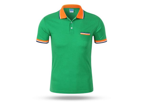 Buy cheap Short Sleeve Jersey Polo Shirts For Men Customized Logo Pocket Mesh Apparel from wholesalers