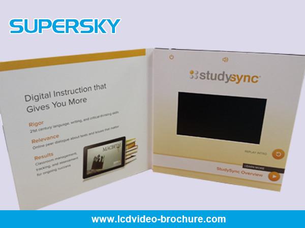 Buy cheap 4 Button LCD Digital Video Brochure from wholesalers