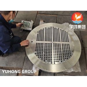 Buy cheap ASTM A182 F304 Stainless Steel Heat Exchanger Tubesheet ورقة أنبوبية from wholesalers