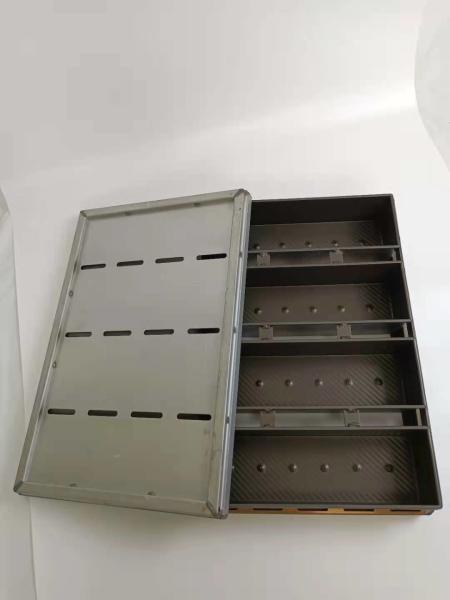 Buy cheap Economical 4 Strapped Non Toxic Loaf Pan Corrugated Surface from wholesalers