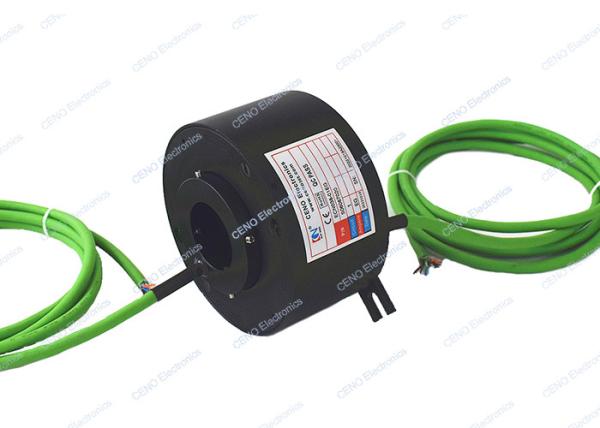 Buy cheap 1 Channel Gigabit Ethernet Slip Ring Through Hole Hollow Shaft from wholesalers