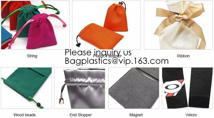 Soft Cotton Flannel Dust Bag With Drawstring/Flap,Natural color, off white color, white color, black color, red, product