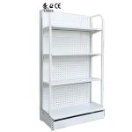Factory Customized Color Size Logo white wall shelves gandola shelves light duty