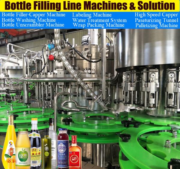 Buy cheap SGS Certified 10000BPH Glass Bottle Juice Filling Machine automatic tree in one bottle capper machine from wholesalers