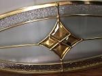colorful window glass 22"*36 " Oxygenation resistance, brass, Modern style,