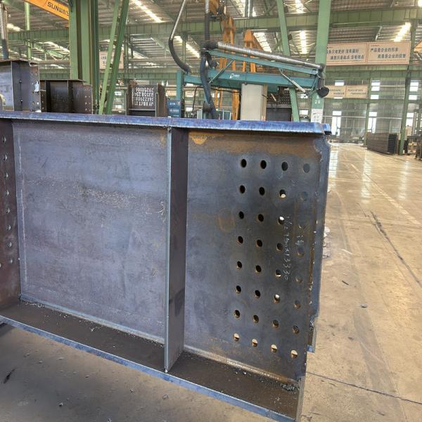 Buy cheap Punching Steel Frame Construction Products For Industrial Parks from wholesalers