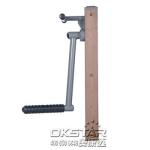 wood outdoor fitness equipment leg trainer for old people