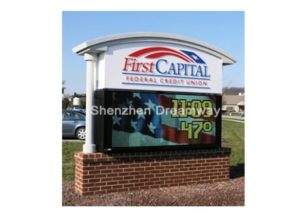Buy cheap 16mm Pixel Pitch Outdoor LED display Signs with Win2000 / XP / Vista , 256mm × 128 mm from wholesalers
